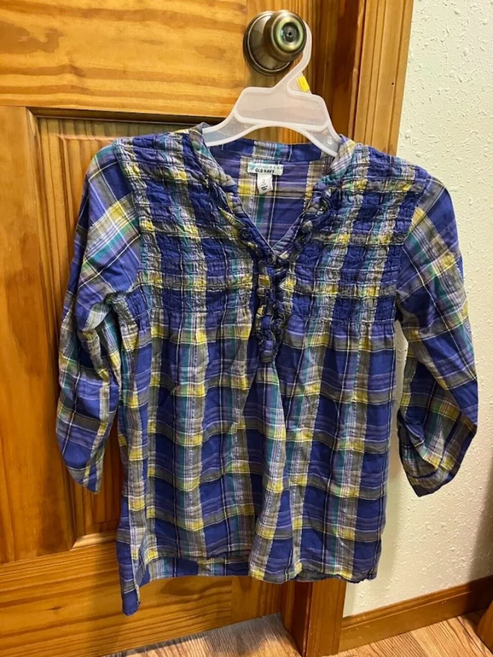 Old Navy Plaid Shirt, Girls' XL 14/16